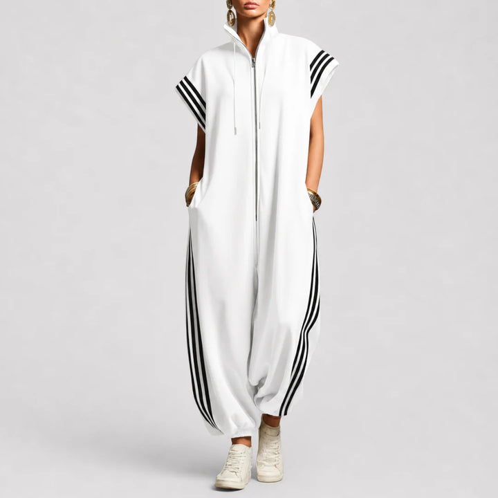 Valentina | Zip Neck Jumpsuit