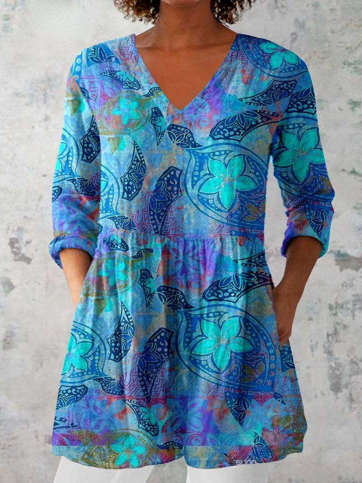 Juliette | Relaxed V-Neck Tunic