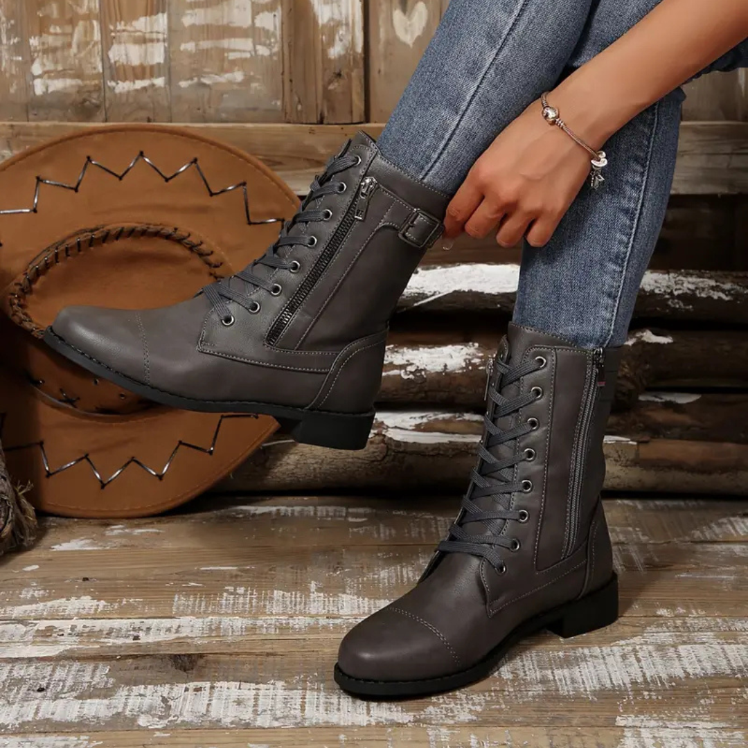 VICTORIA™ – Leather Boots