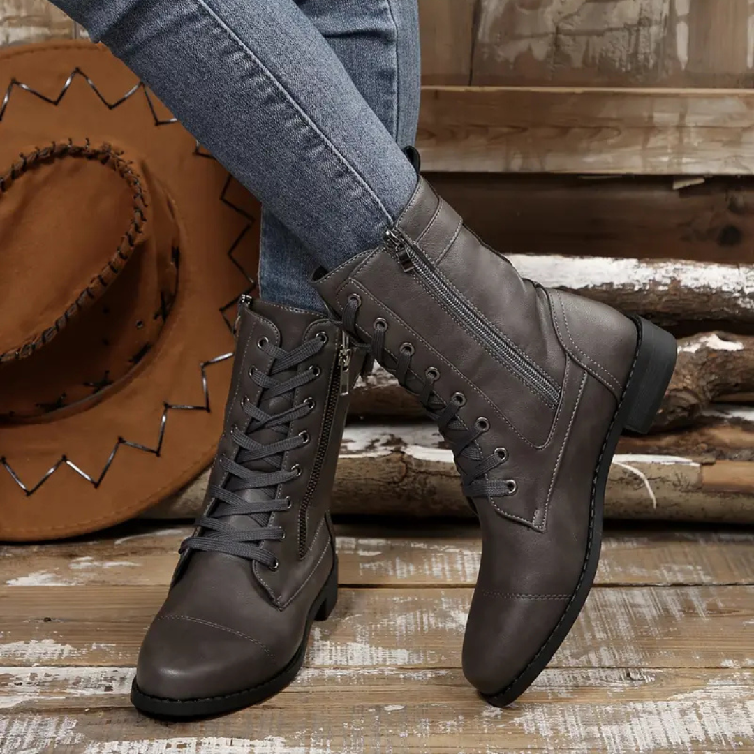 VICTORIA™ – Leather Boots