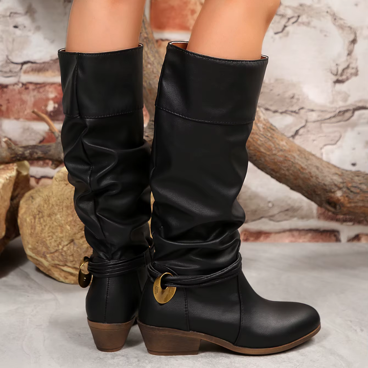 GIVENA™ – Leather Boots