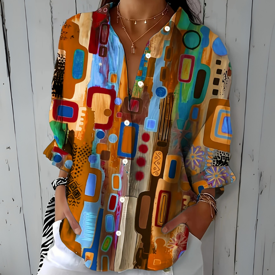 Catalina™ | Artistic Print Blouse