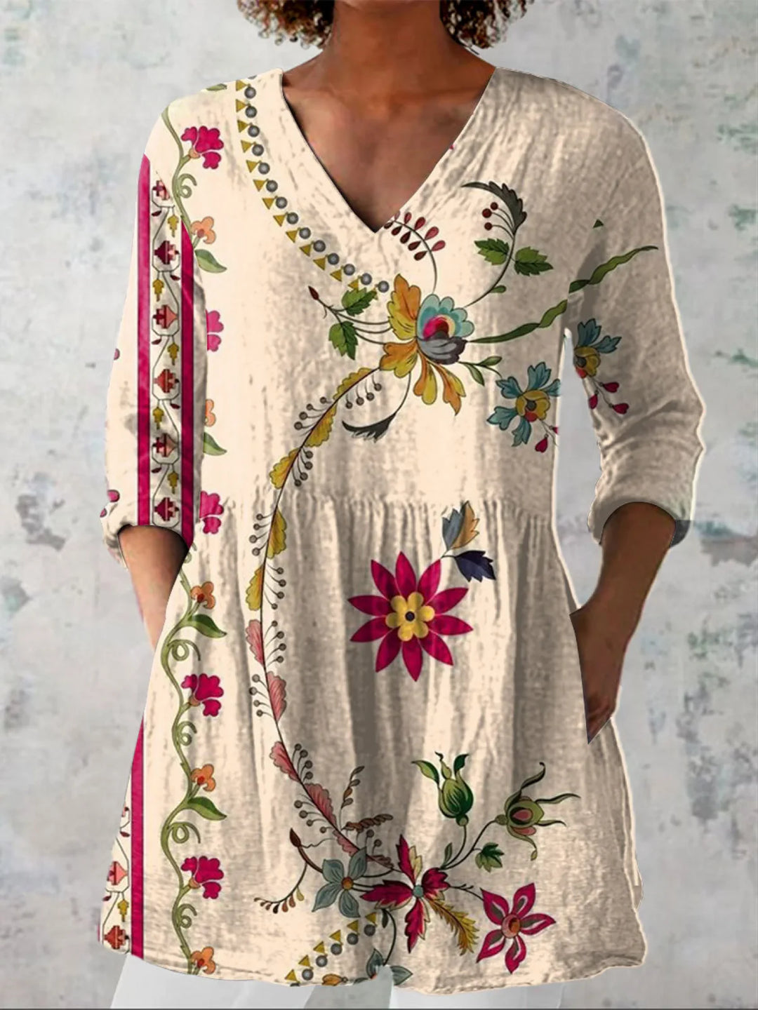 Juliette | Relaxed V-Neck Tunic