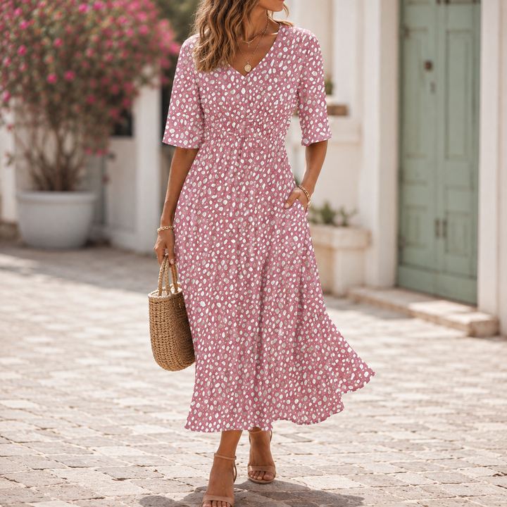 Francesca™ | Elegant Midi Dress