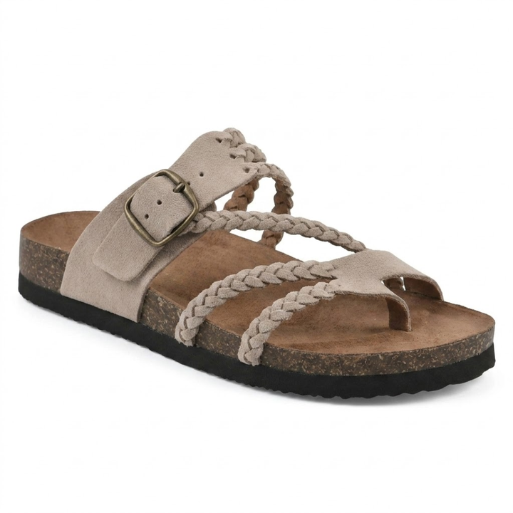 Harriet | Braided Cork Sandals