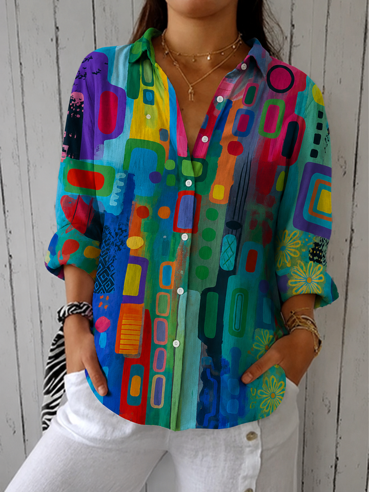 Catalina™ | Artistic Print Blouse