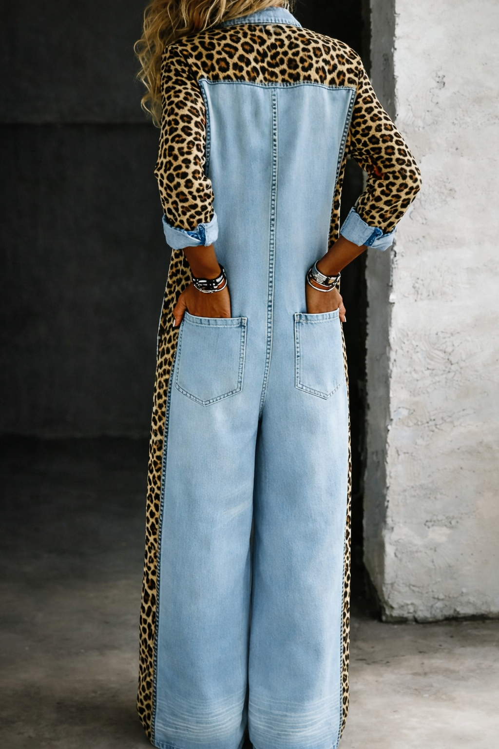 Grace | Relaxed Denim Jumpsuit