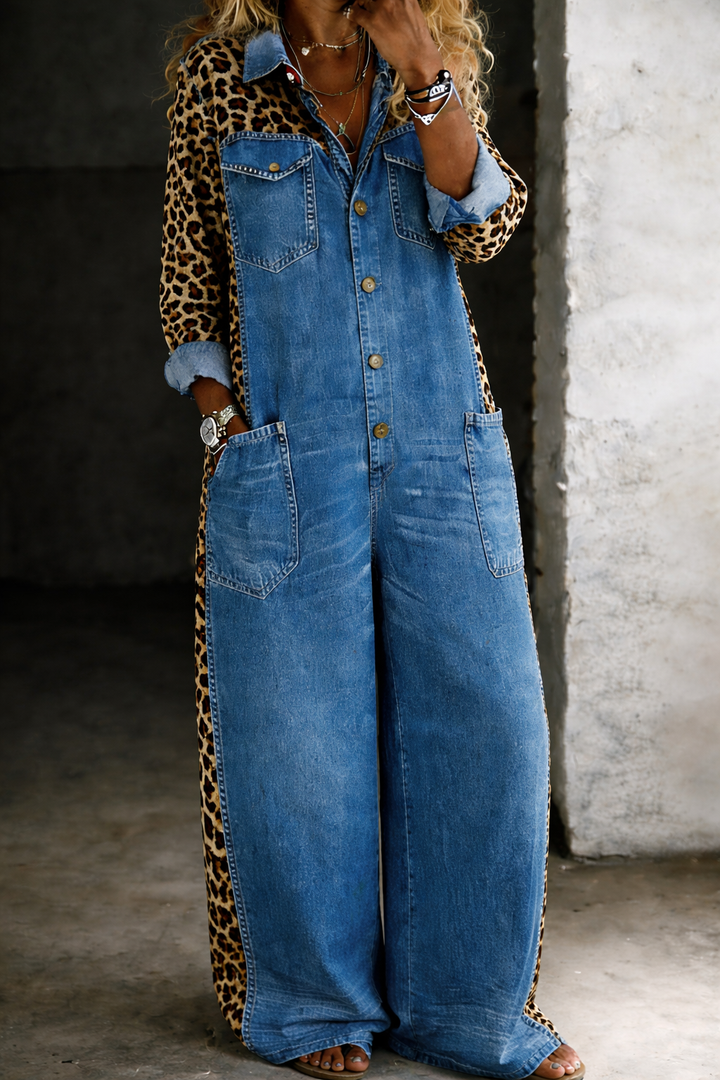 Grace | Relaxed Denim Jumpsuit