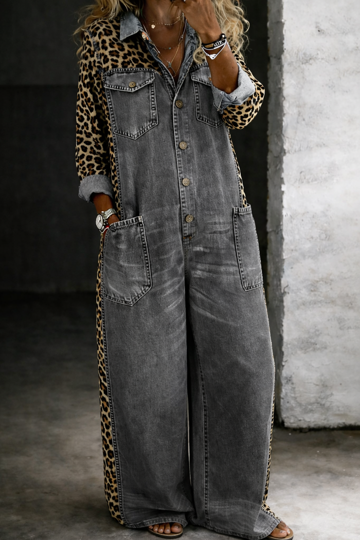 Grace | Relaxed Denim Jumpsuit
