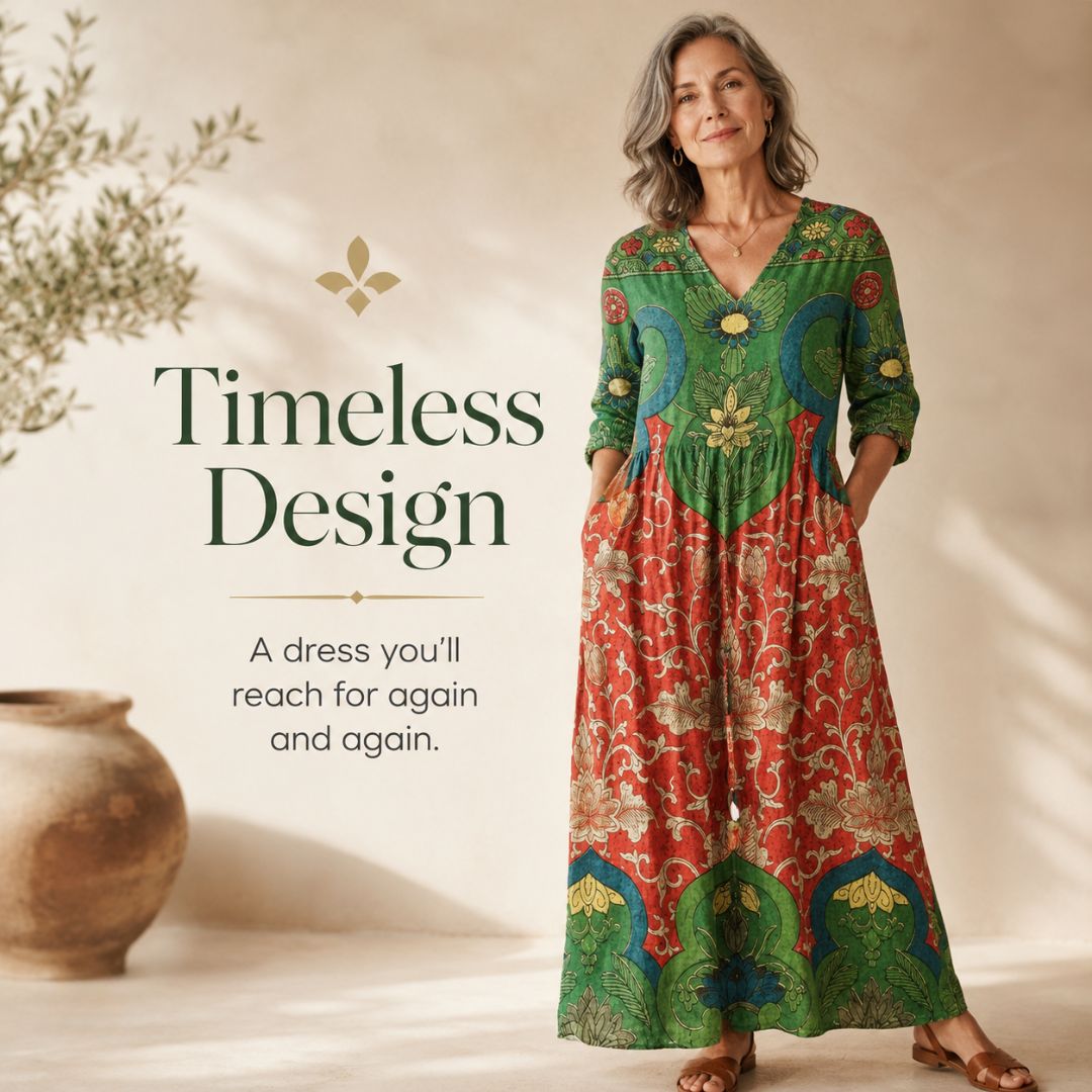 Sophia | Vintage Floral Maxi Dress