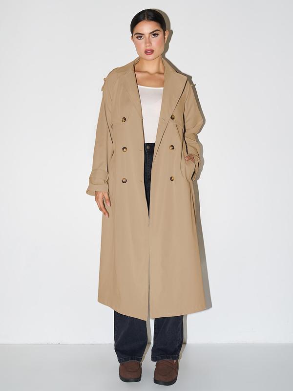 SOLANA™ - Elegant Double Breasted Winter Warm Trench Coat