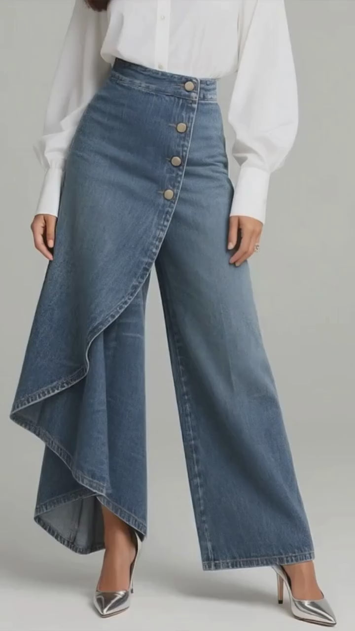 The Elara™ | Wide-Leg Jeans